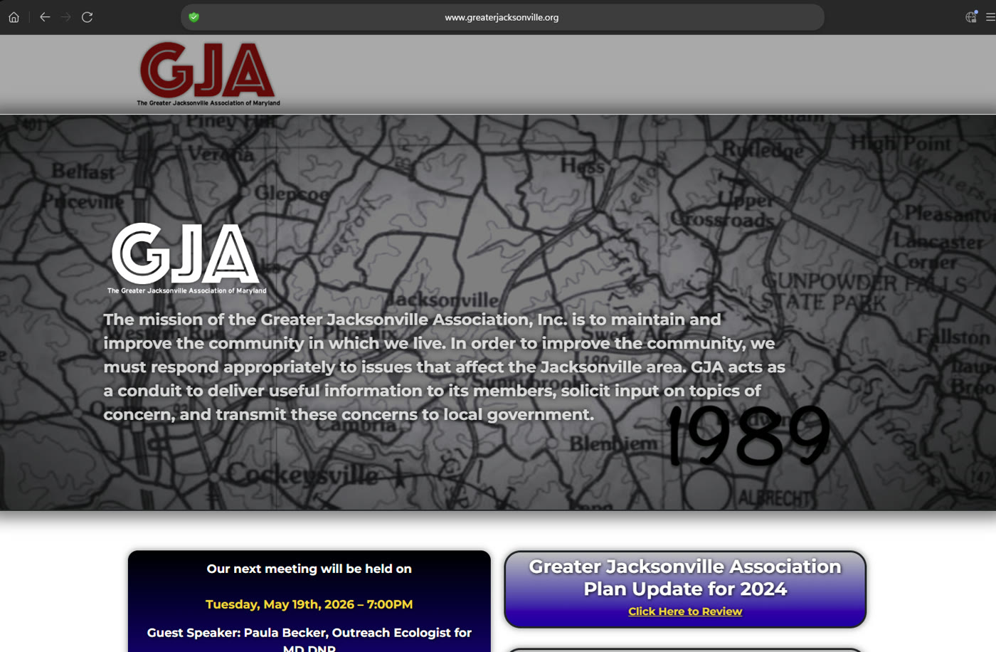 Greater Jacksonville Association website