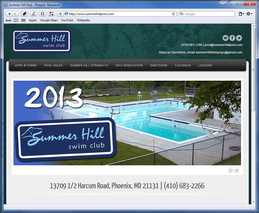 Summer Hill Swim Club (2013)